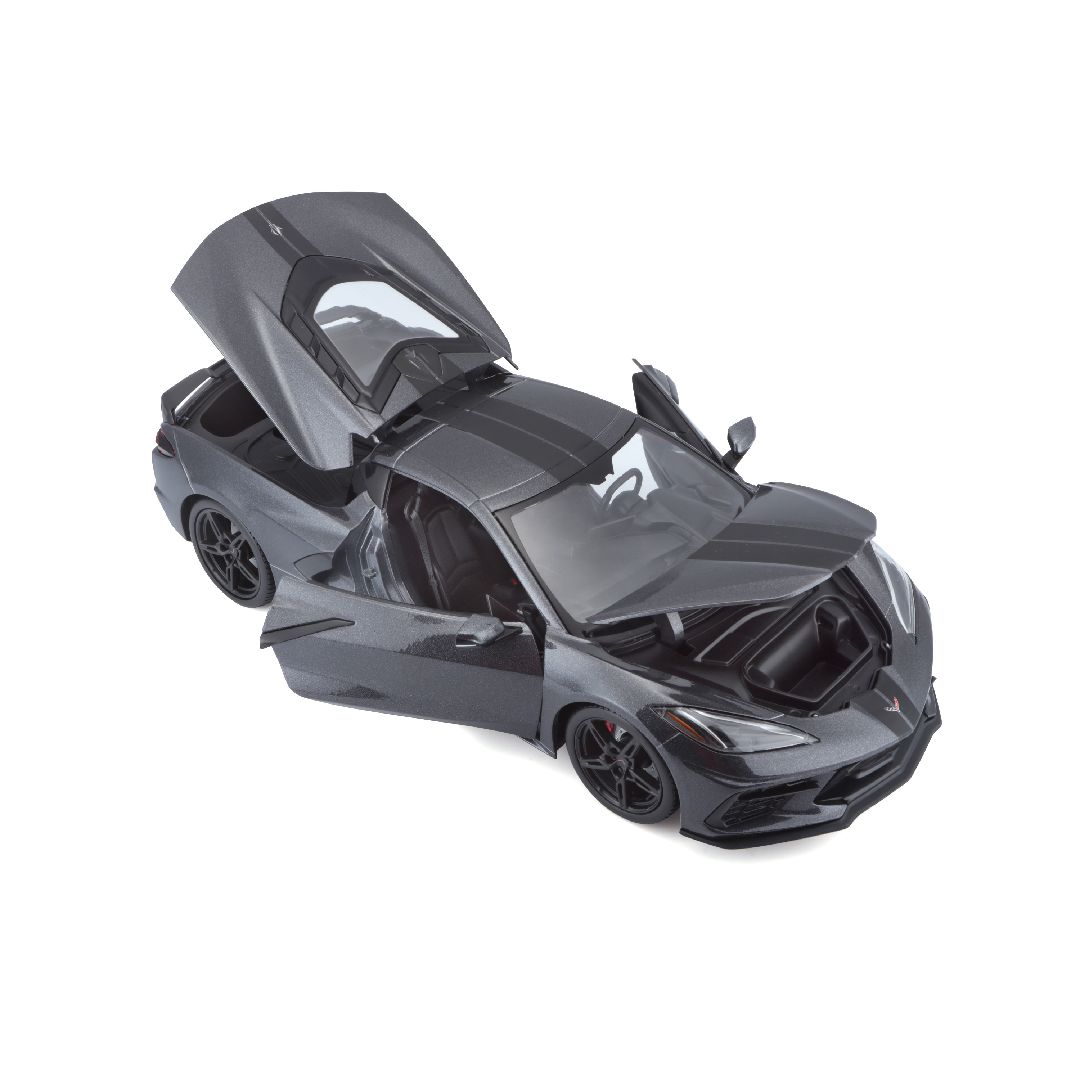 Maisto 1/18 SE 2020 Chevrolet Corvette Stingray Z51 (Grey) – image 8