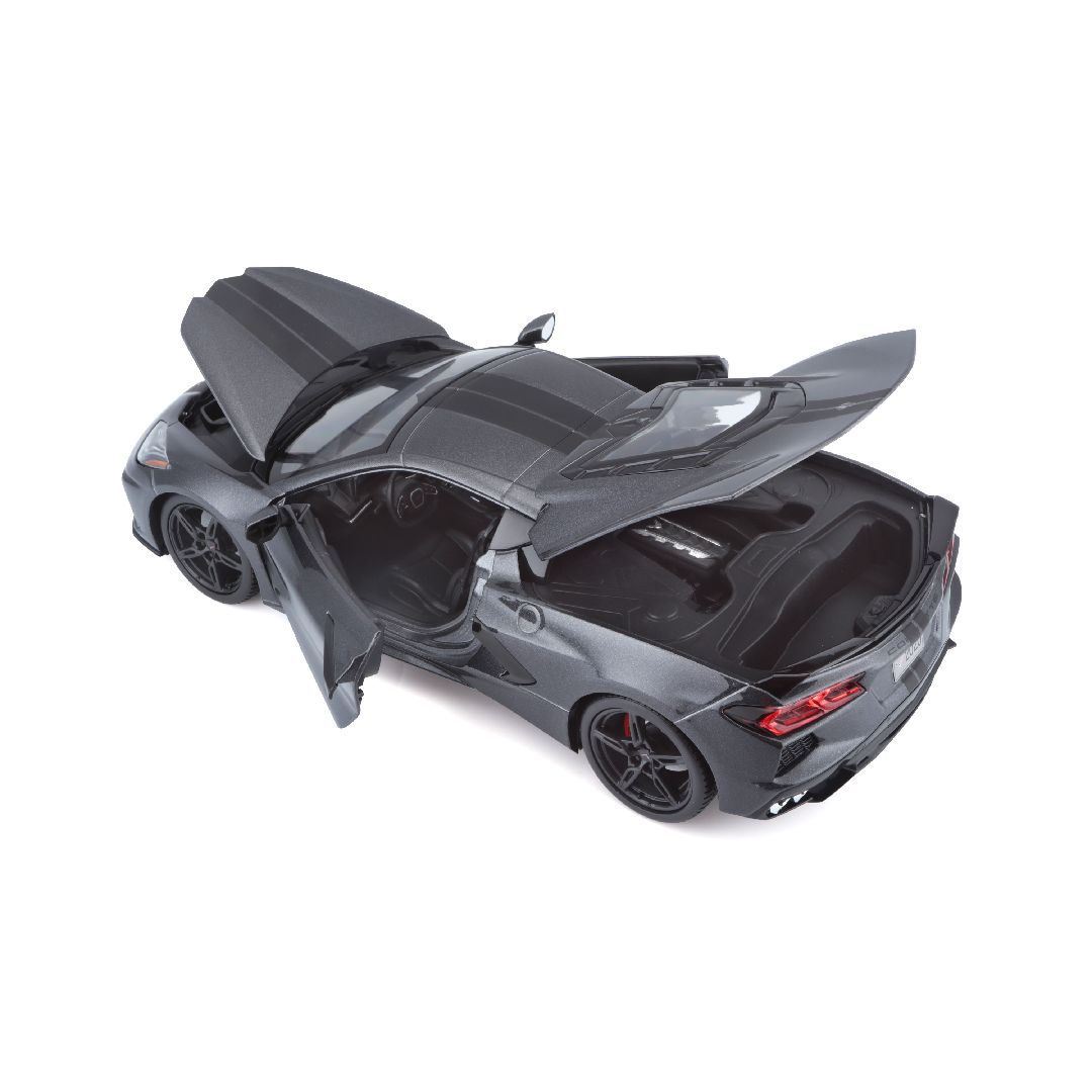 Maisto 1/18 SE 2020 Chevrolet Corvette Stingray Z51 (Grey) – image 9
