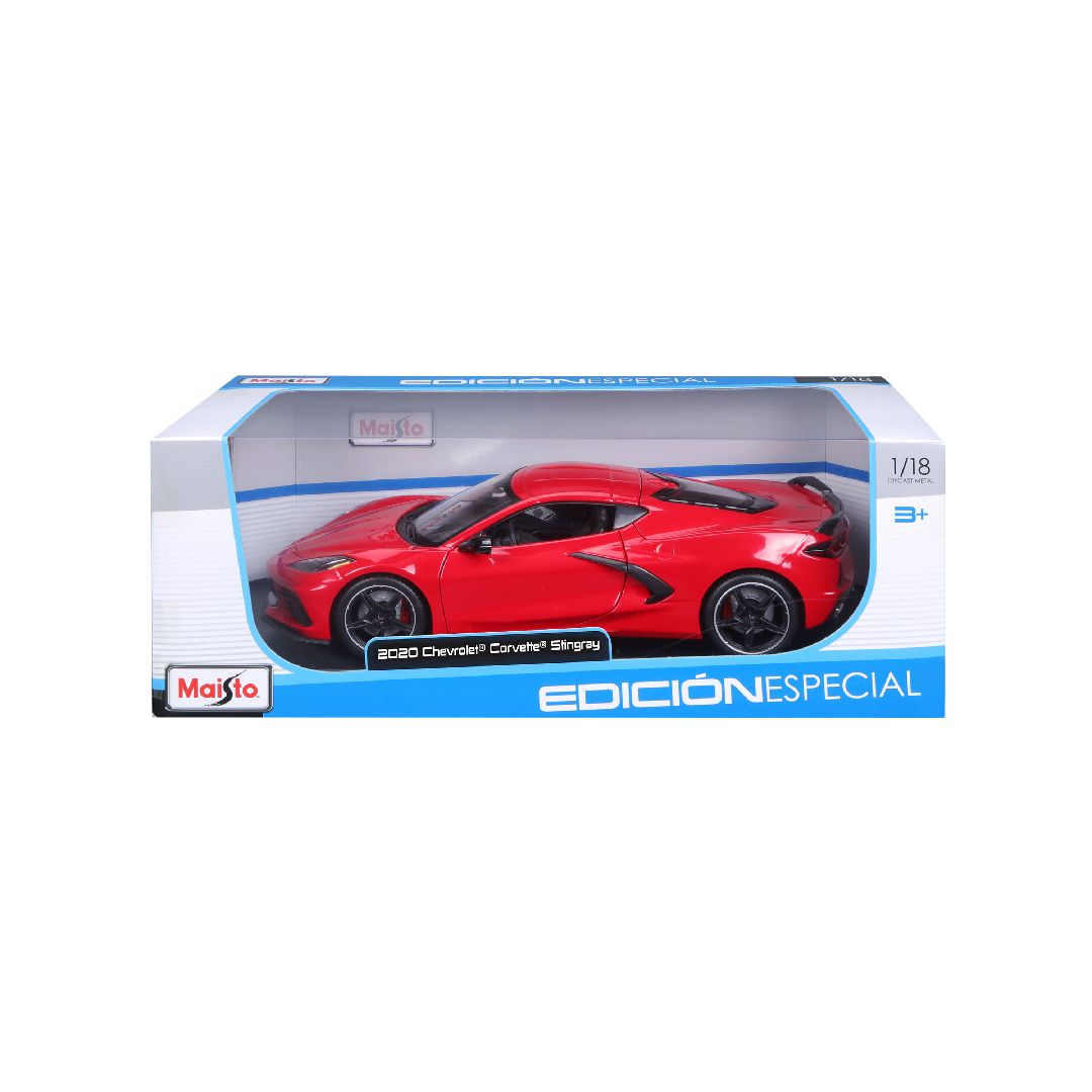 Maisto 1/18 SE 2020 Chevrolet Corvette Stingray Z51 (Red) – image 4