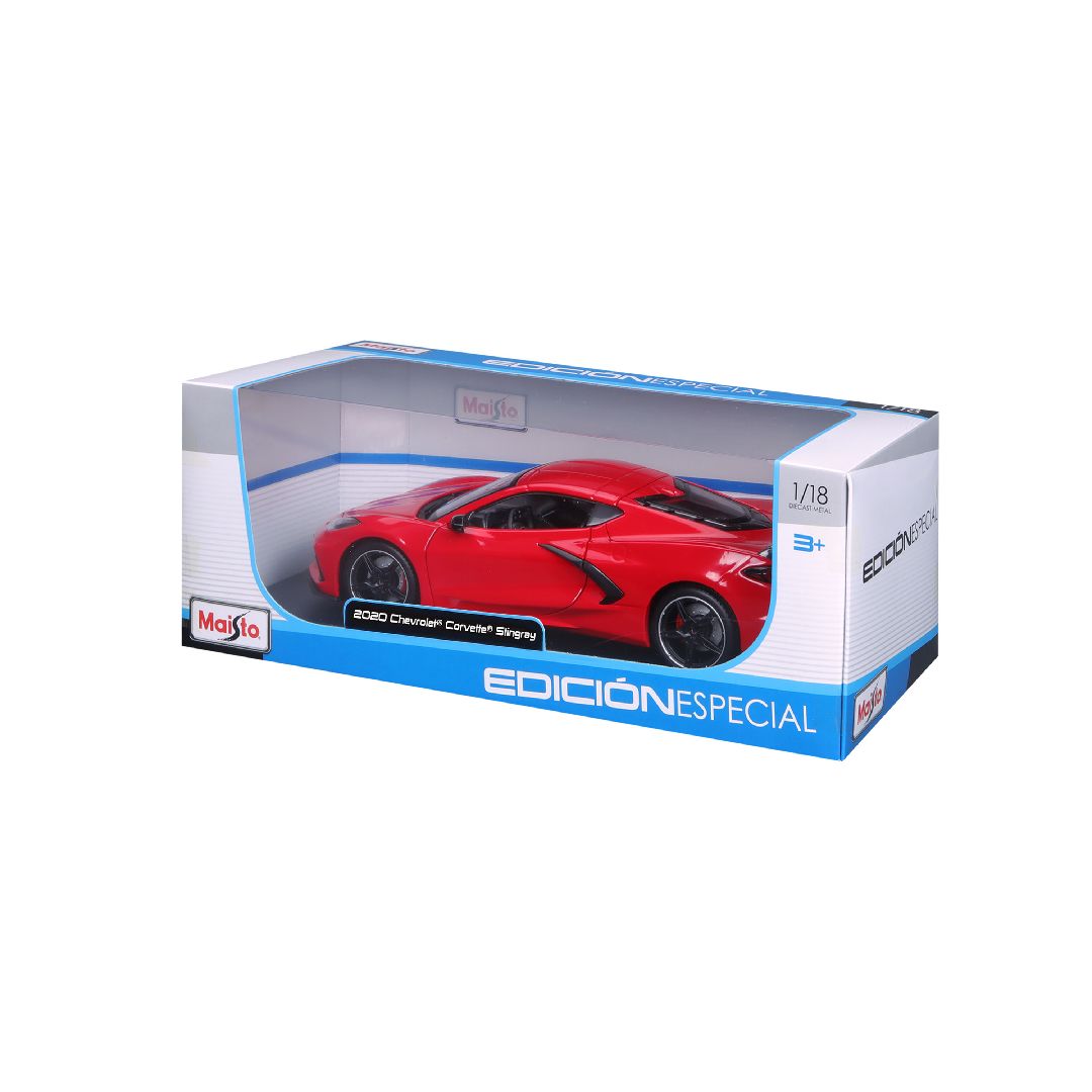 Maisto 1/18 SE 2020 Chevrolet Corvette Stingray Z51 (Red) – image 5