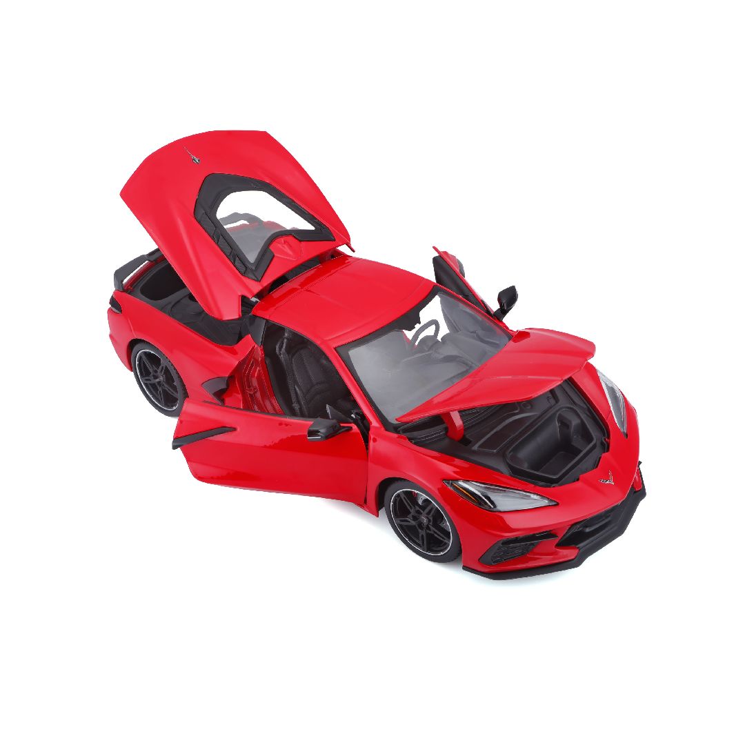 Maisto 1/18 SE 2020 Chevrolet Corvette Stingray Z51 (Red) – image 8