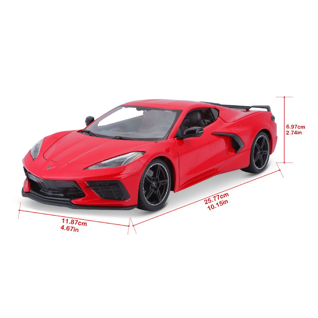 Maisto 1/18 SE 2020 Chevrolet Corvette Stingray Z51 (Red) – image 11
