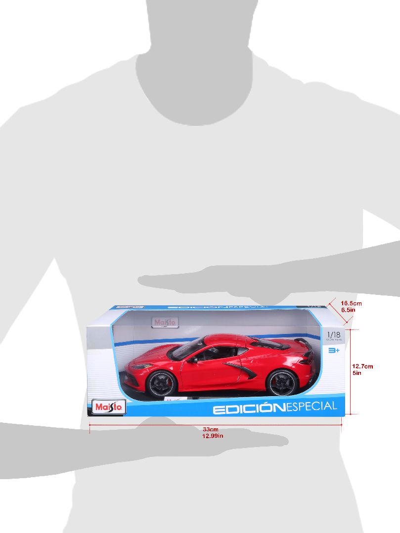 Maisto 1/18 SE 2020 Chevrolet Corvette Stingray Z51 (Red) – image 13