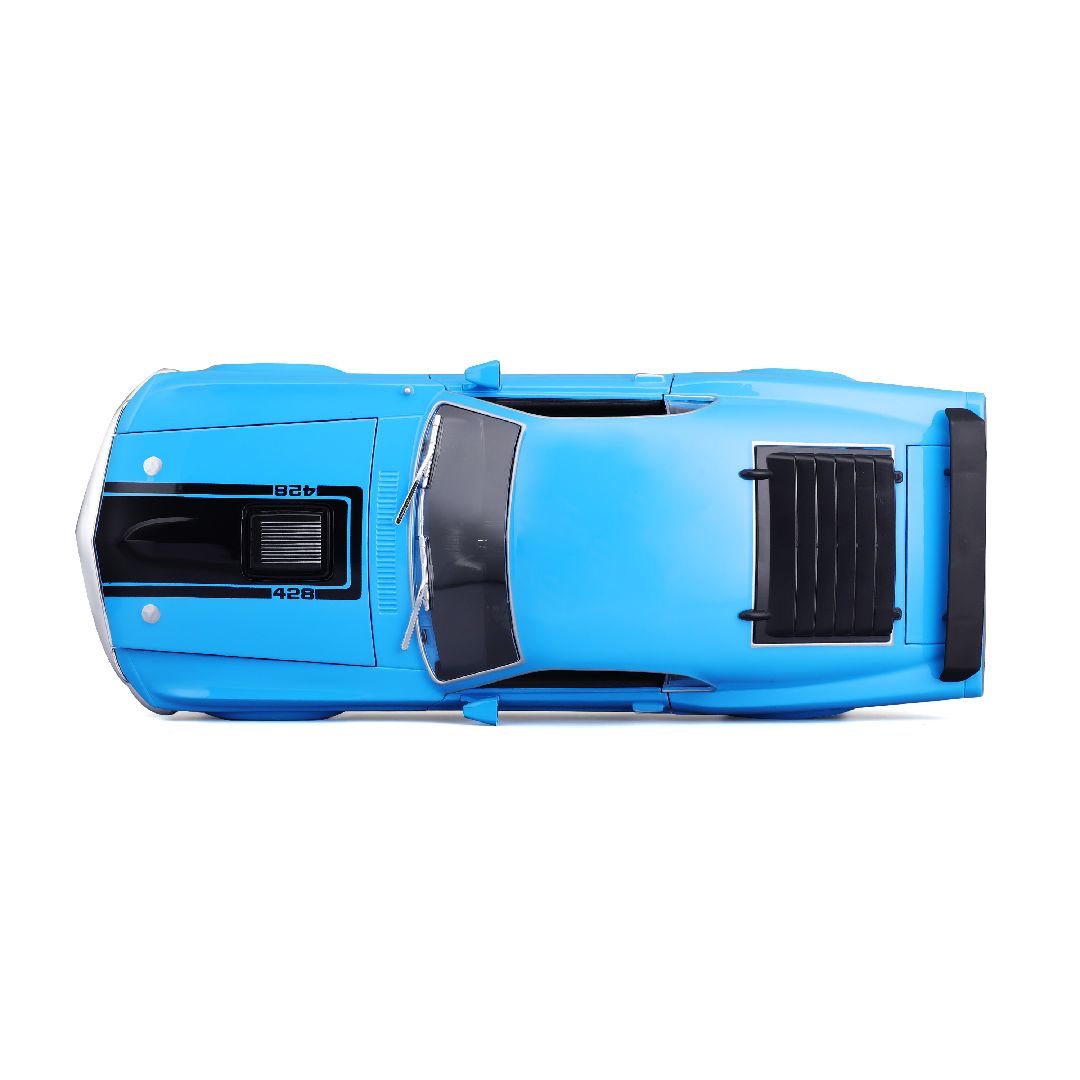 Maisto 1/18 SE 1970 Ford Mustang Mach 1 - Blue – image 3