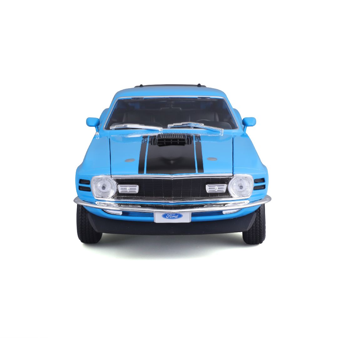 Maisto 1/18 SE 1970 Ford Mustang Mach 1 - Blue – image 14
