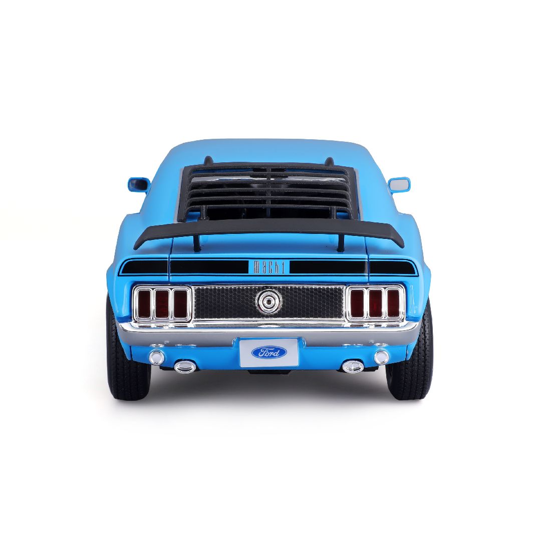 Maisto 1/18 SE 1970 Ford Mustang Mach 1 - Blue – image 16