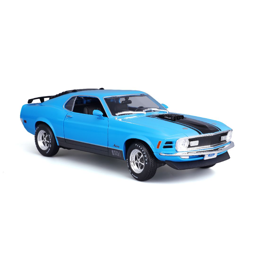 Maisto 1/18 SE 1970 Ford Mustang Mach 1 - Blue – image 19