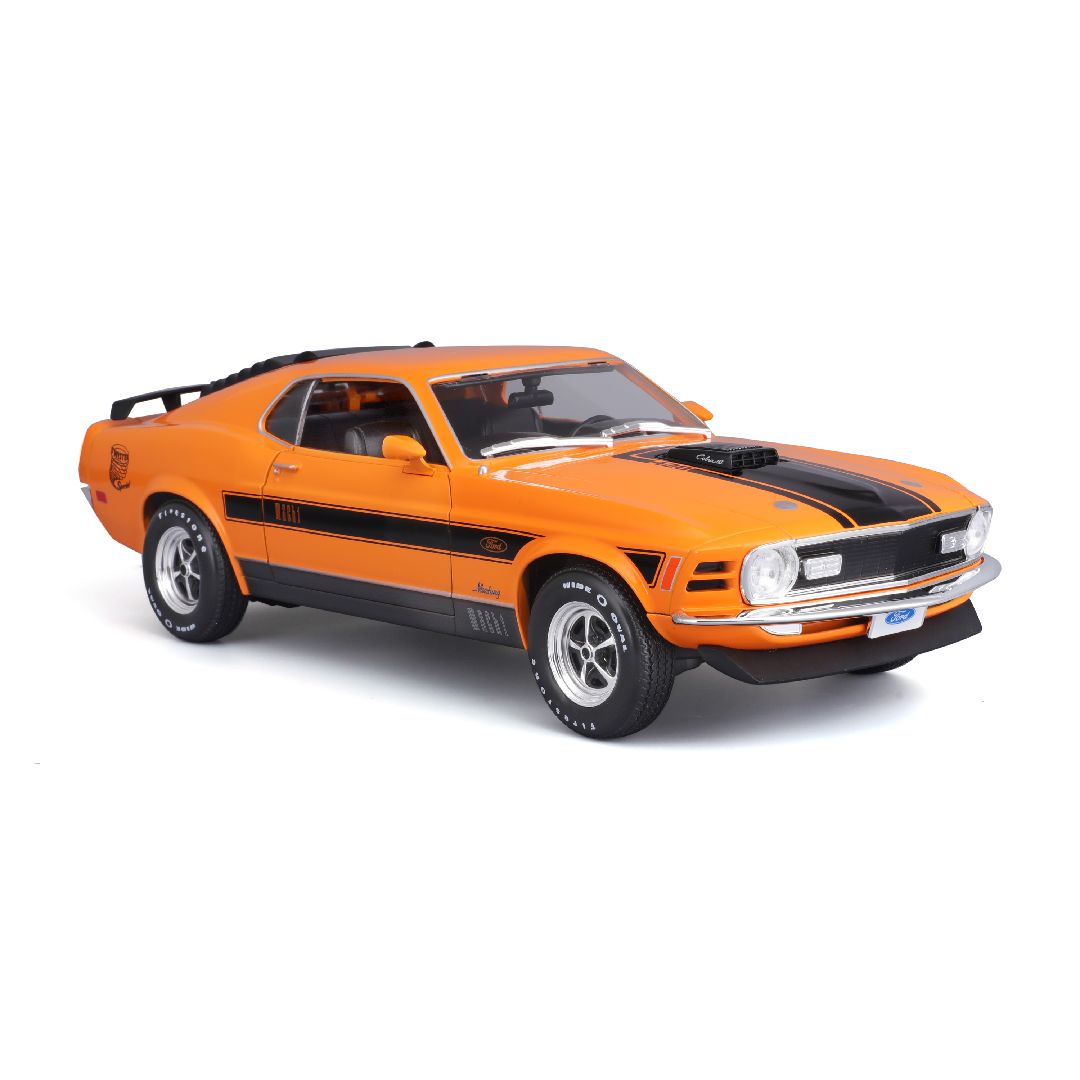 Maisto 1/18 SE 1970 Ford Mustang Mach 1 (Orange) – image 2