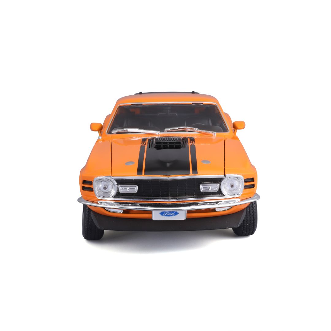 Maisto 1/18 SE 1970 Ford Mustang Mach 1 (Orange) – image 6