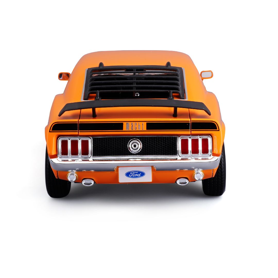 Maisto 1/18 SE 1970 Ford Mustang Mach 1 (Orange) – image 8