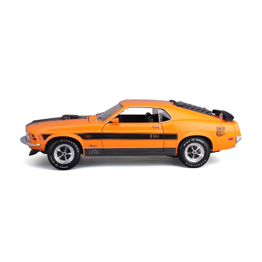 Maisto 1/18 SE 1970 Ford Mustang Mach 1 (Orange) – image 9