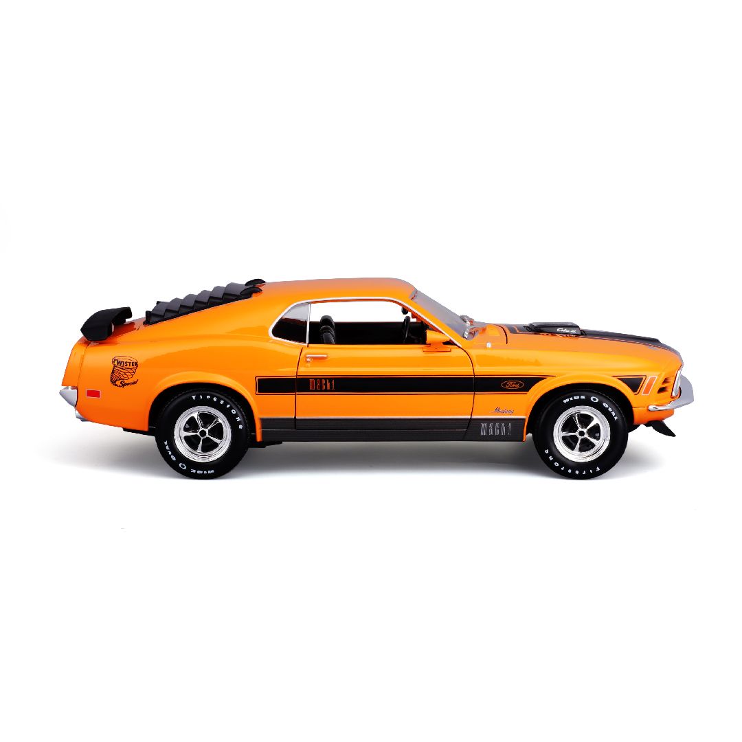 Maisto 1/18 SE 1970 Ford Mustang Mach 1 (Orange) – image 10
