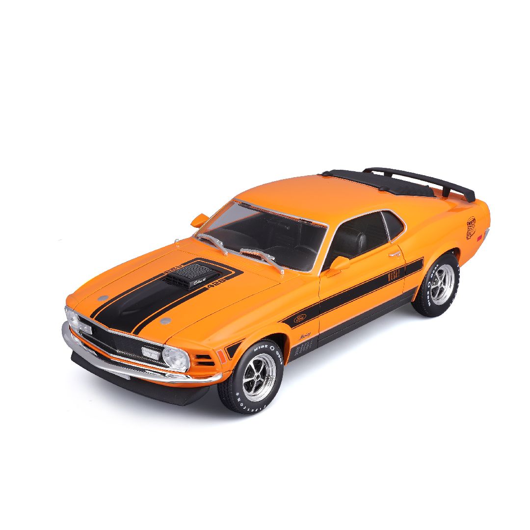 Maisto 1/18 SE 1970 Ford Mustang Mach 1 (Orange) – image 12