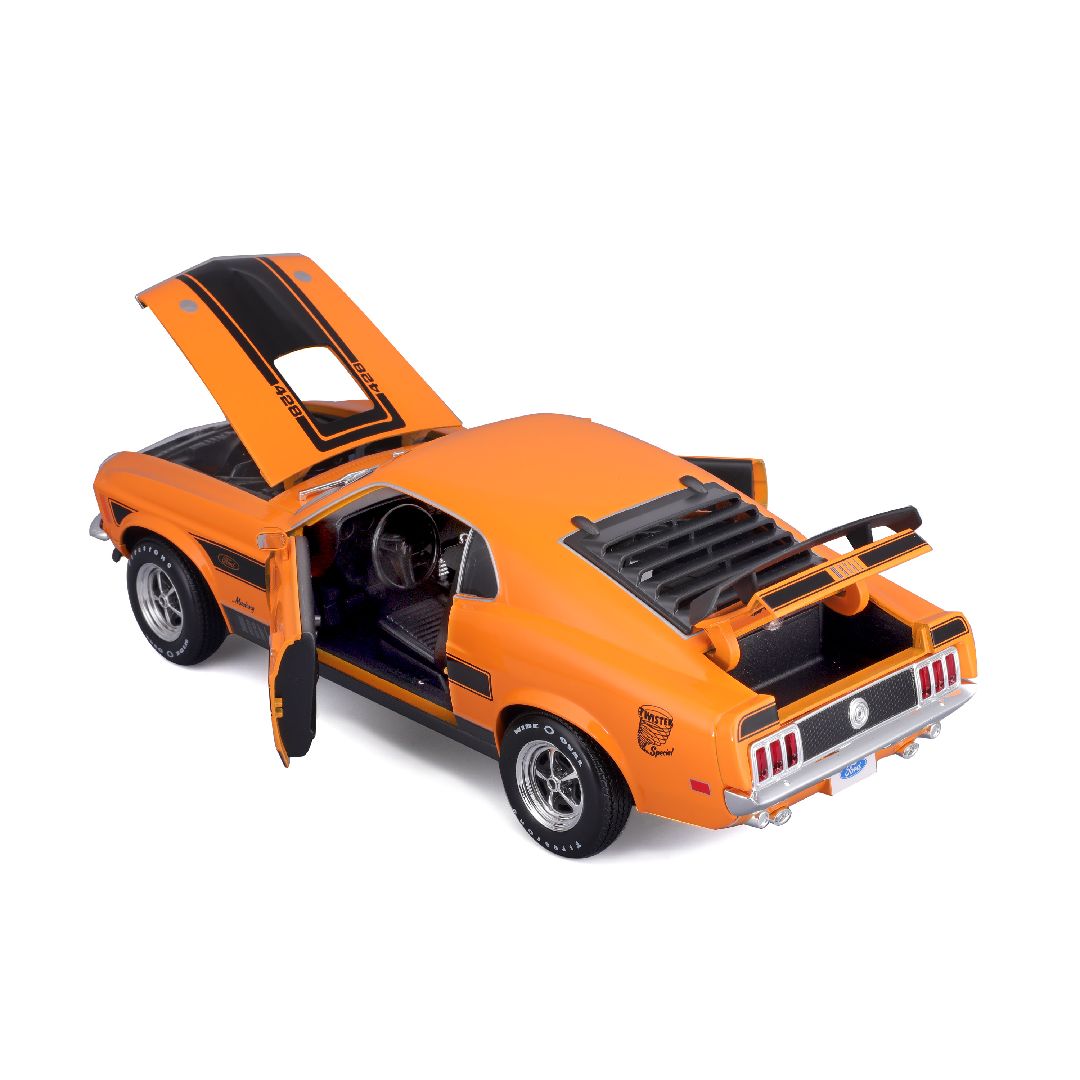 Maisto 1/18 SE 1970 Ford Mustang Mach 1 (Orange) – image 14