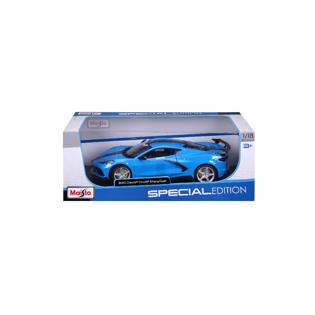 Maisto 1/18 SE 2020 Chev Corvette Stingray Z51 (Blue) – image 5
