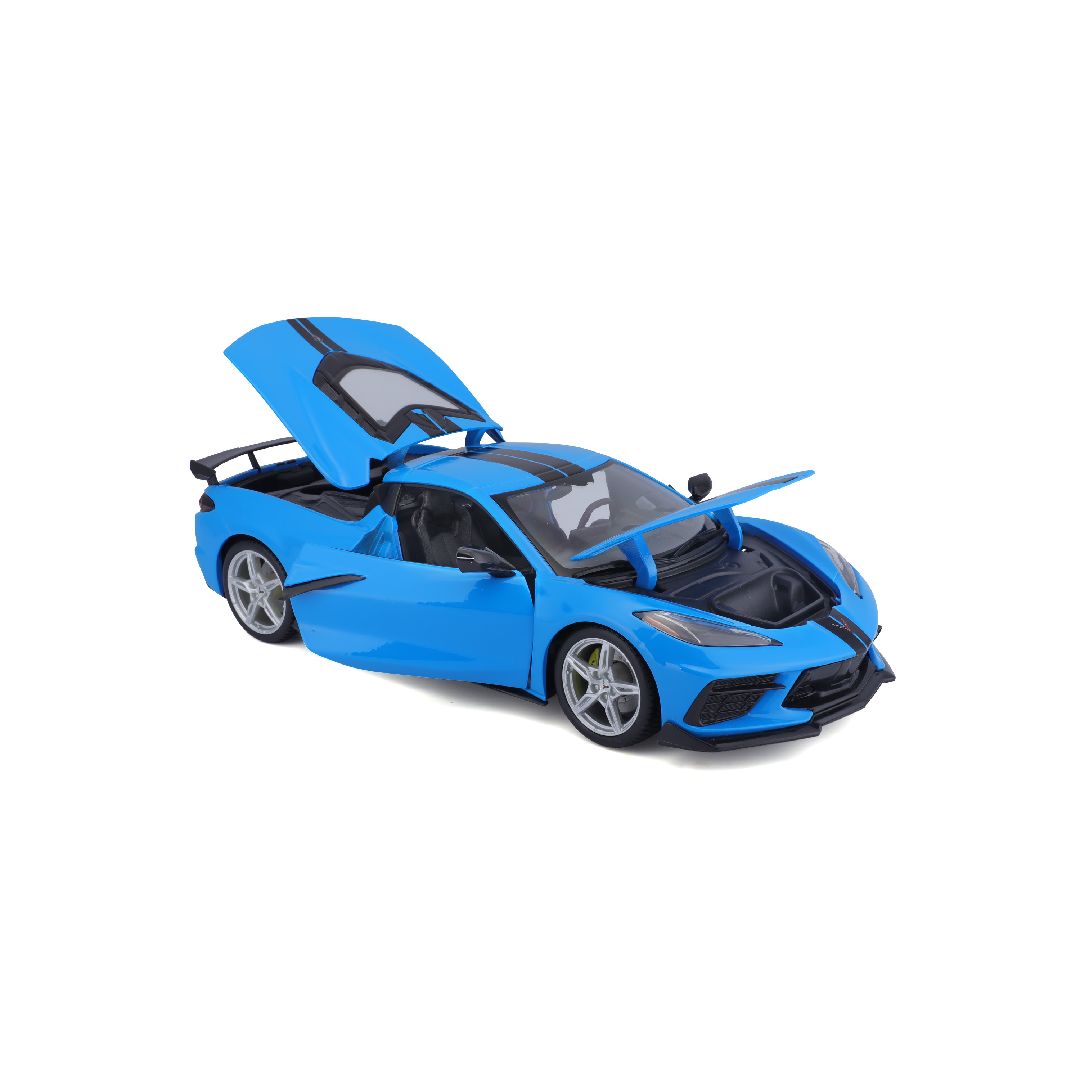 Maisto 1/18 SE 2020 Chev Corvette Stingray Z51 (Blue) – image 8
