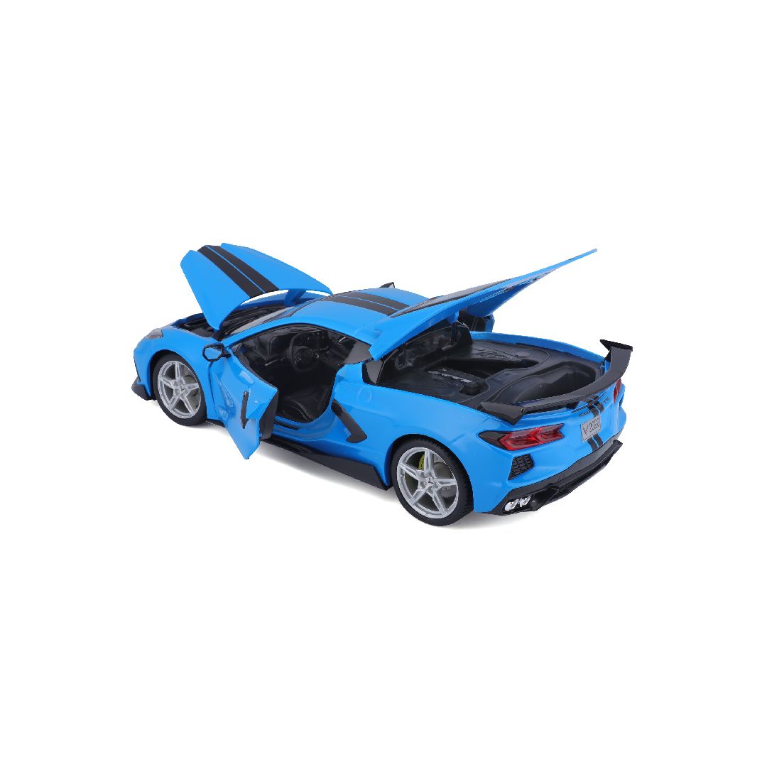 Maisto 1/18 SE 2020 Chev Corvette Stingray Z51 (Blue) – image 9