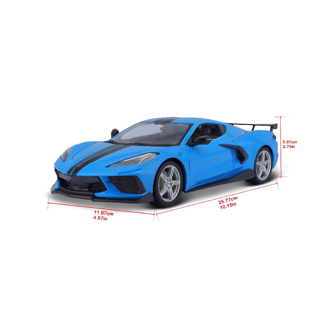 Maisto 1/18 SE 2020 Chev Corvette Stingray Z51 (Blue) – image 12