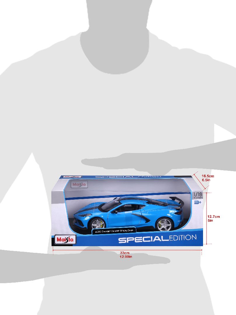 Maisto 1/18 SE 2020 Chev Corvette Stingray Z51 (Blue) – image 15