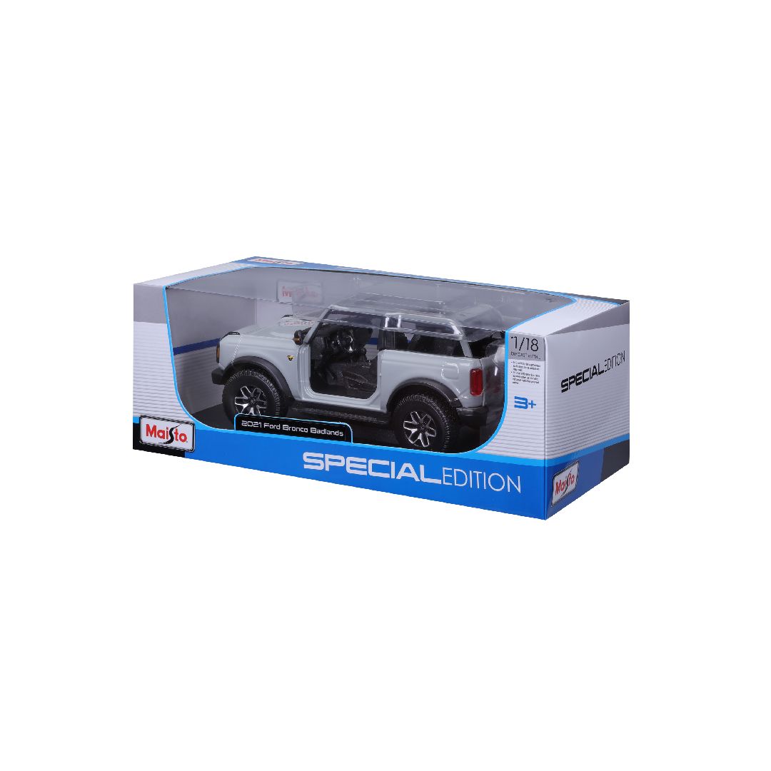 Maisto 1/18 SE 2021 Bronco Badlands (w/o doors) - Cactus Gray – image 13