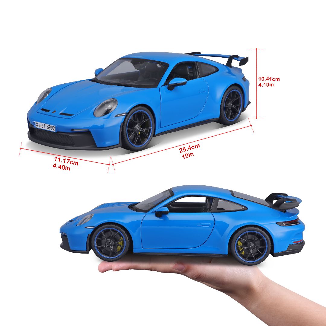 Maisto 1/18 SE 2022 Porsche 911 GT3 - Blue – image 9