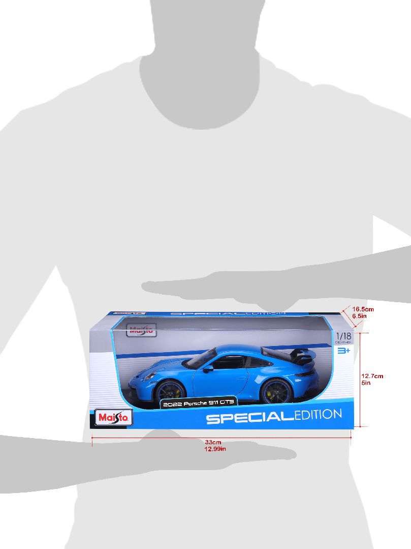 Maisto 1/18 SE 2022 Porsche 911 GT3 - Blue – image 10