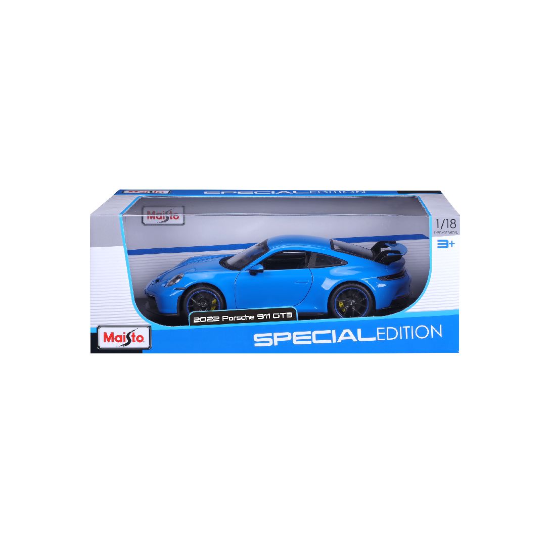 Maisto 1/18 SE 2022 Porsche 911 GT3 - Blue – image 12