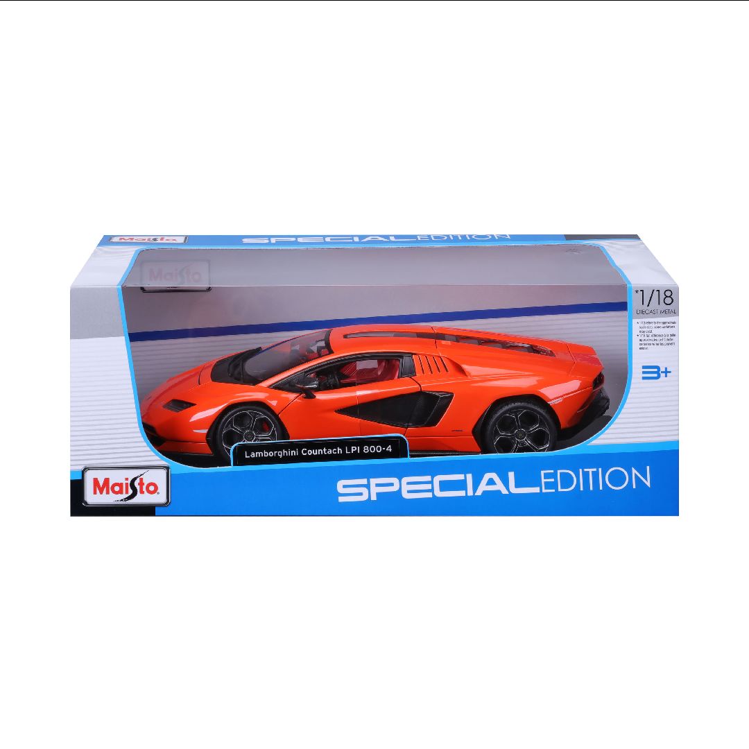 Maisto 1/18 SE 2022 Lamborghini Countach LPI 800-4 - Orange – image 4