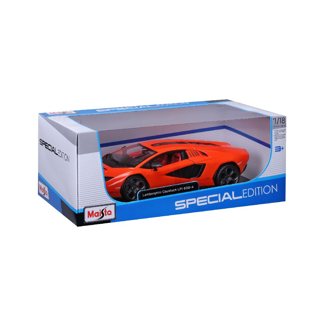 Maisto 1/18 SE 2022 Lamborghini Countach LPI 800-4 - Orange – image 6