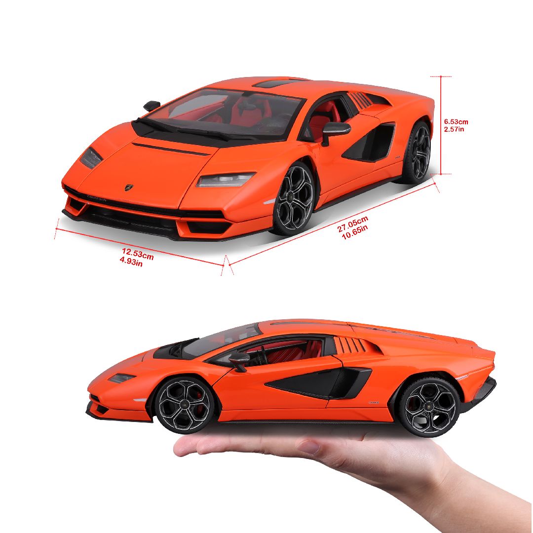 Maisto 1/18 SE 2022 Lamborghini Countach LPI 800-4 - Orange – image 19