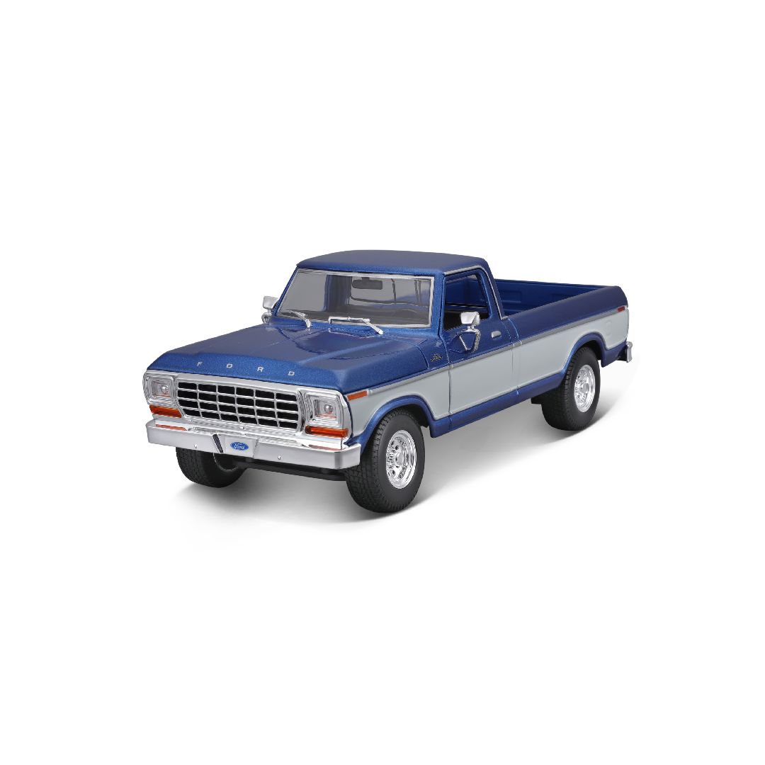 Maisto 1/18 SE 1979 Ford F1 Pick-up Truck  - Blue/White – image 2