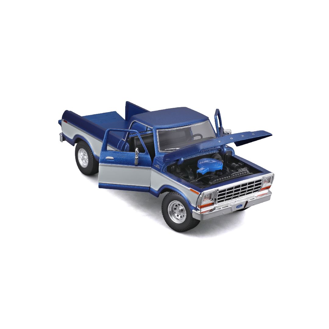 Maisto 1/18 SE 1979 Ford F1 Pick-up Truck  - Blue/White – image 5