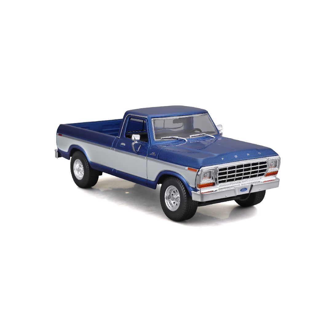 Maisto 1/18 SE 1979 Ford F1 Pick-up Truck  - Blue/White – image 18