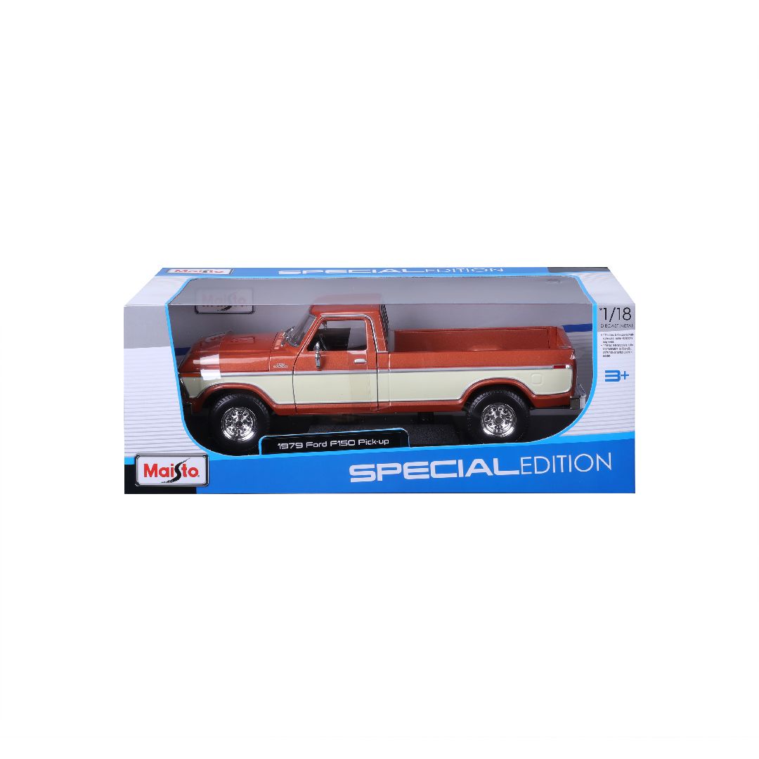 Maisto 1/18 SE 1979 F1 Pick-up Truck  (Brown/Cream) – image 3