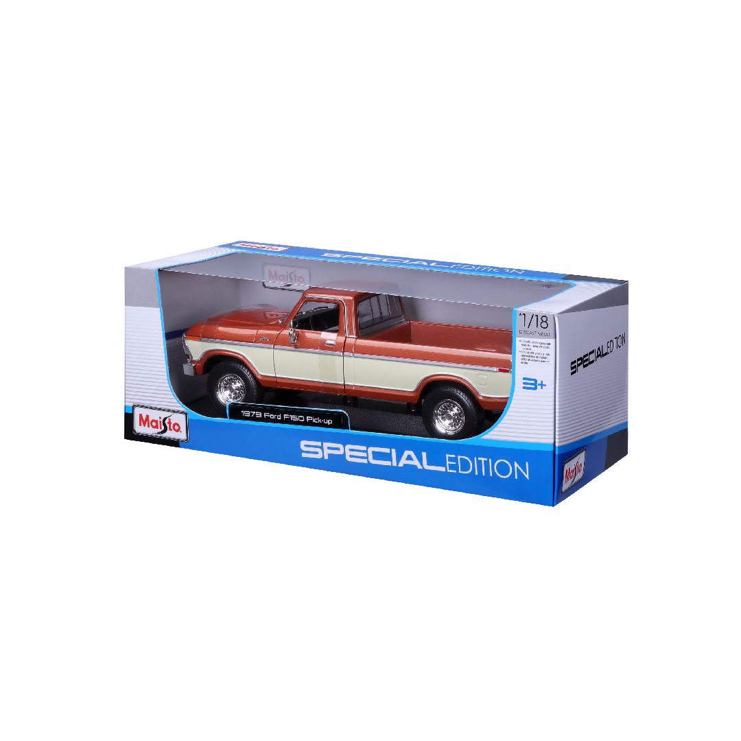 Maisto 1/18 SE 1979 F1 Pick-up Truck  (Brown/Cream) – image 4