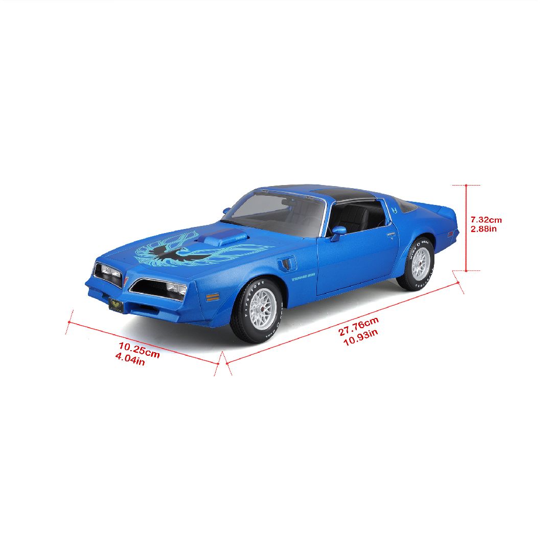 Maisto 1/18 SE 1978 Pontiac Firebird Trans Am - Blue – image 6