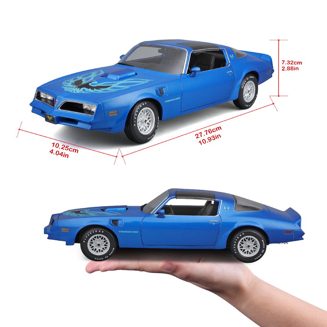 Maisto 1/18 SE 1978 Pontiac Firebird Trans Am - Blue – image 8