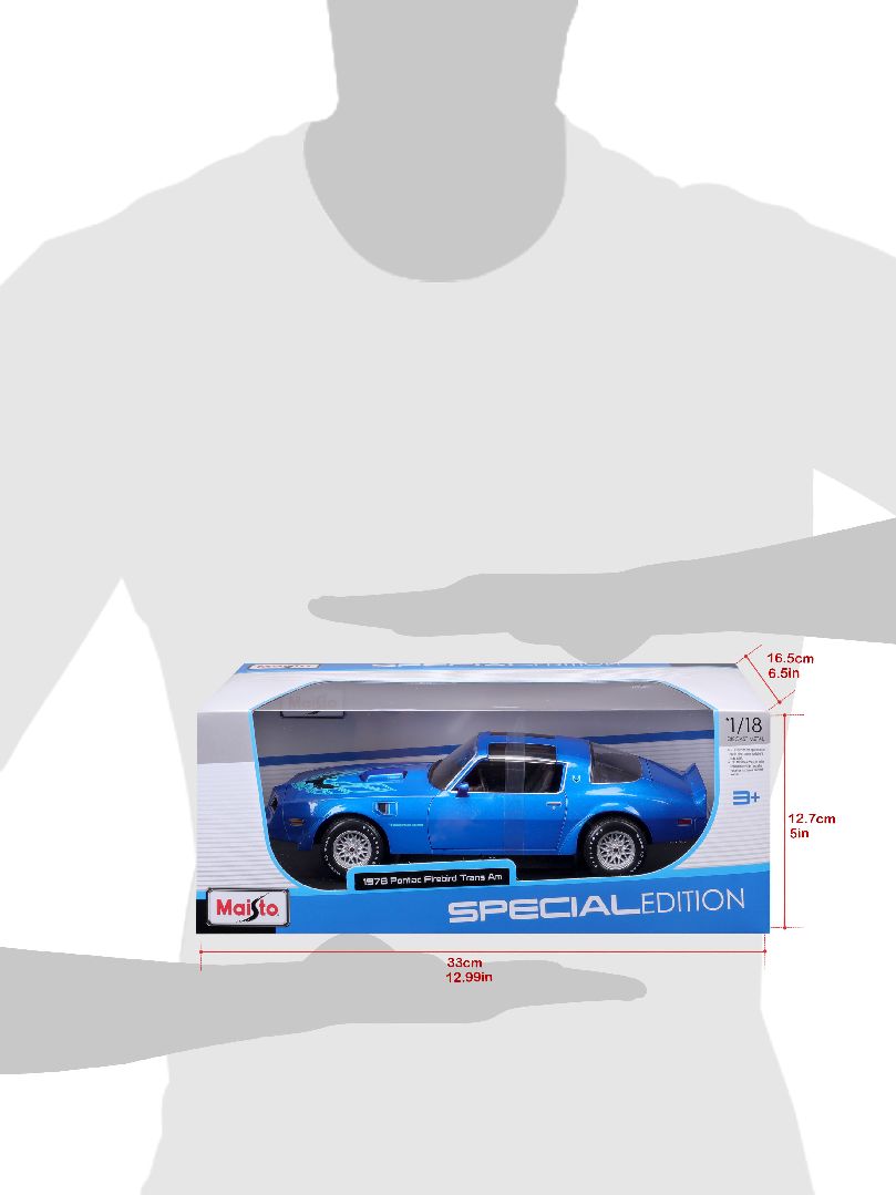 Maisto 1/18 SE 1978 Pontiac Firebird Trans Am - Blue – image 9