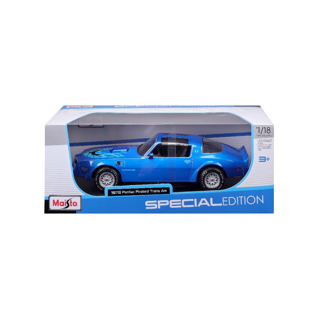 Maisto 1/18 SE 1978 Pontiac Firebird Trans Am - Blue – image 11