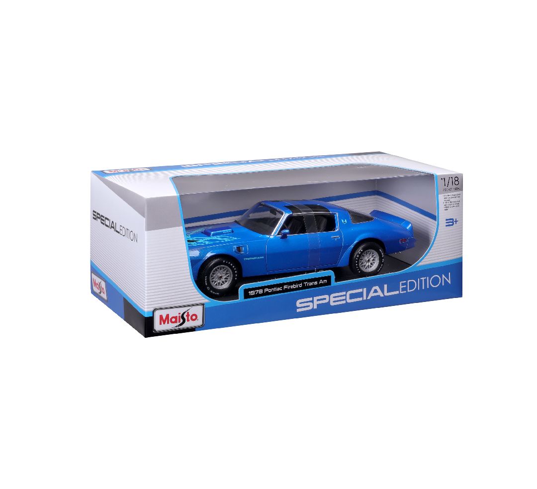 Maisto 1/18 SE 1978 Pontiac Firebird Trans Am - Blue – image 13