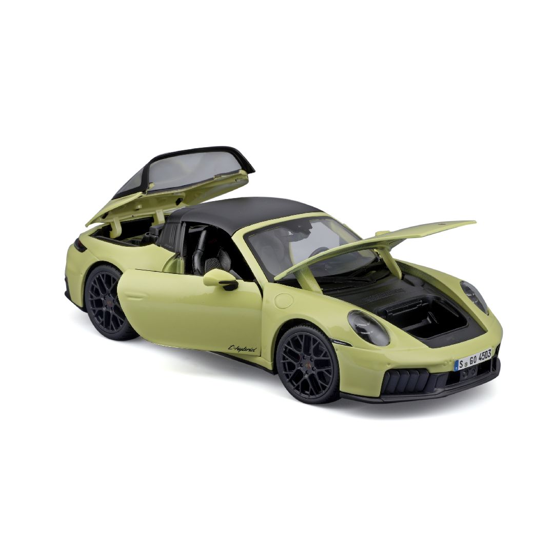 Maisto 1/18 SE 2025 Porsche 911 Targa 4 GTS - Yellow – image 2