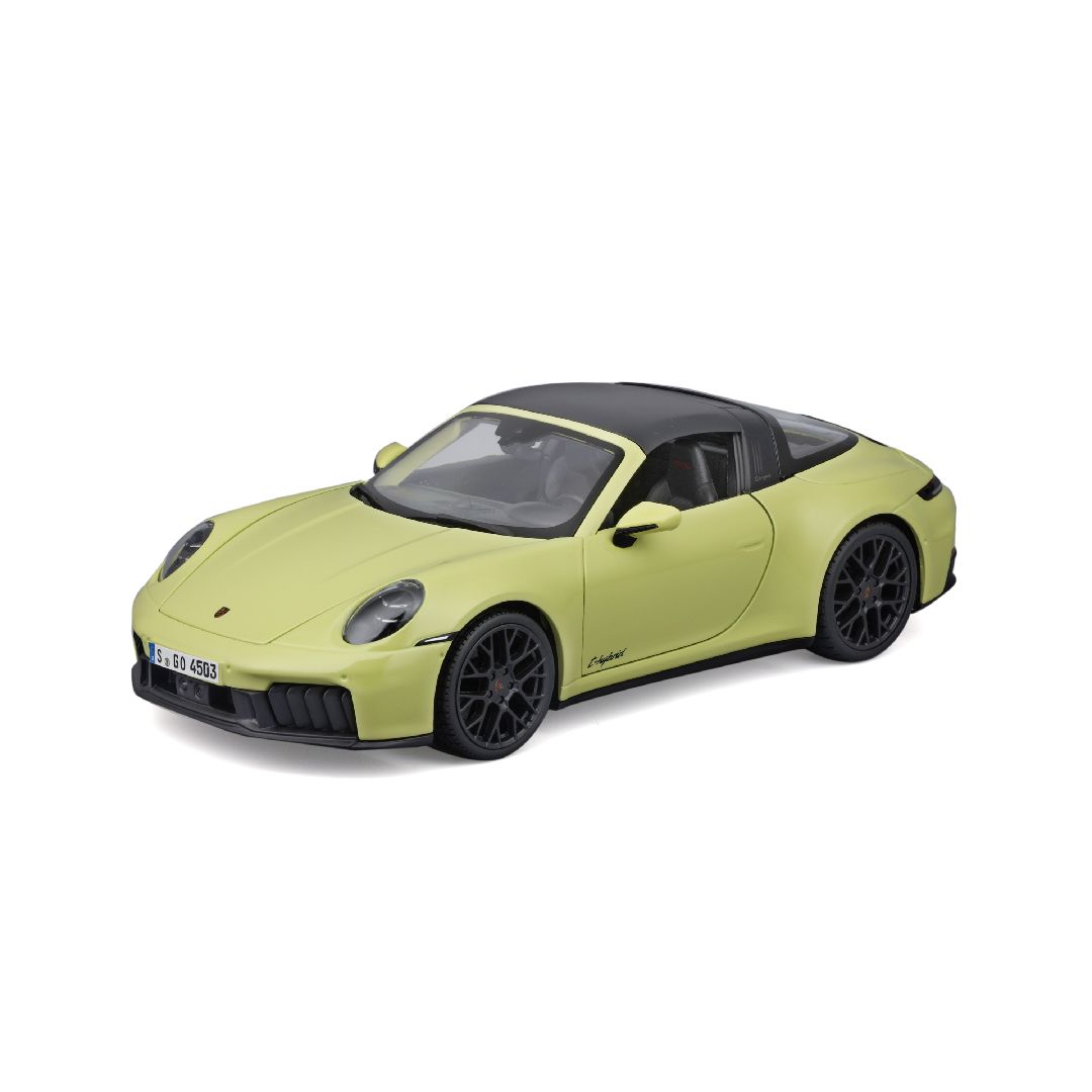 Maisto 1/18 SE 2025 Porsche 911 Targa 4 GTS - Yellow – image 3