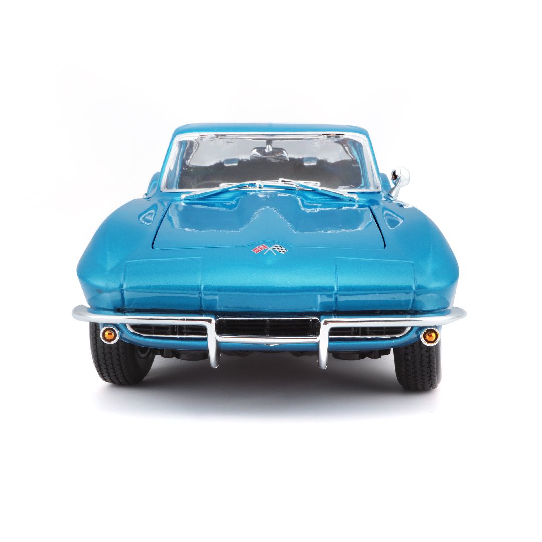 Maisto 1/18 SE 1965 Chevrolet Corvette (Metallic Light Blue) – image 15