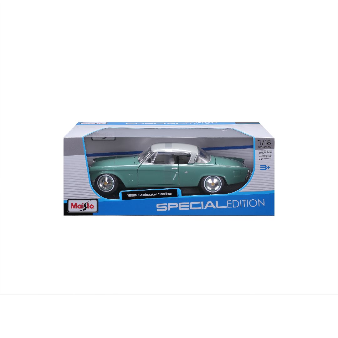 Maisto 1/18 SE 1953 Studebaker Starliner - Mint Green – image 2