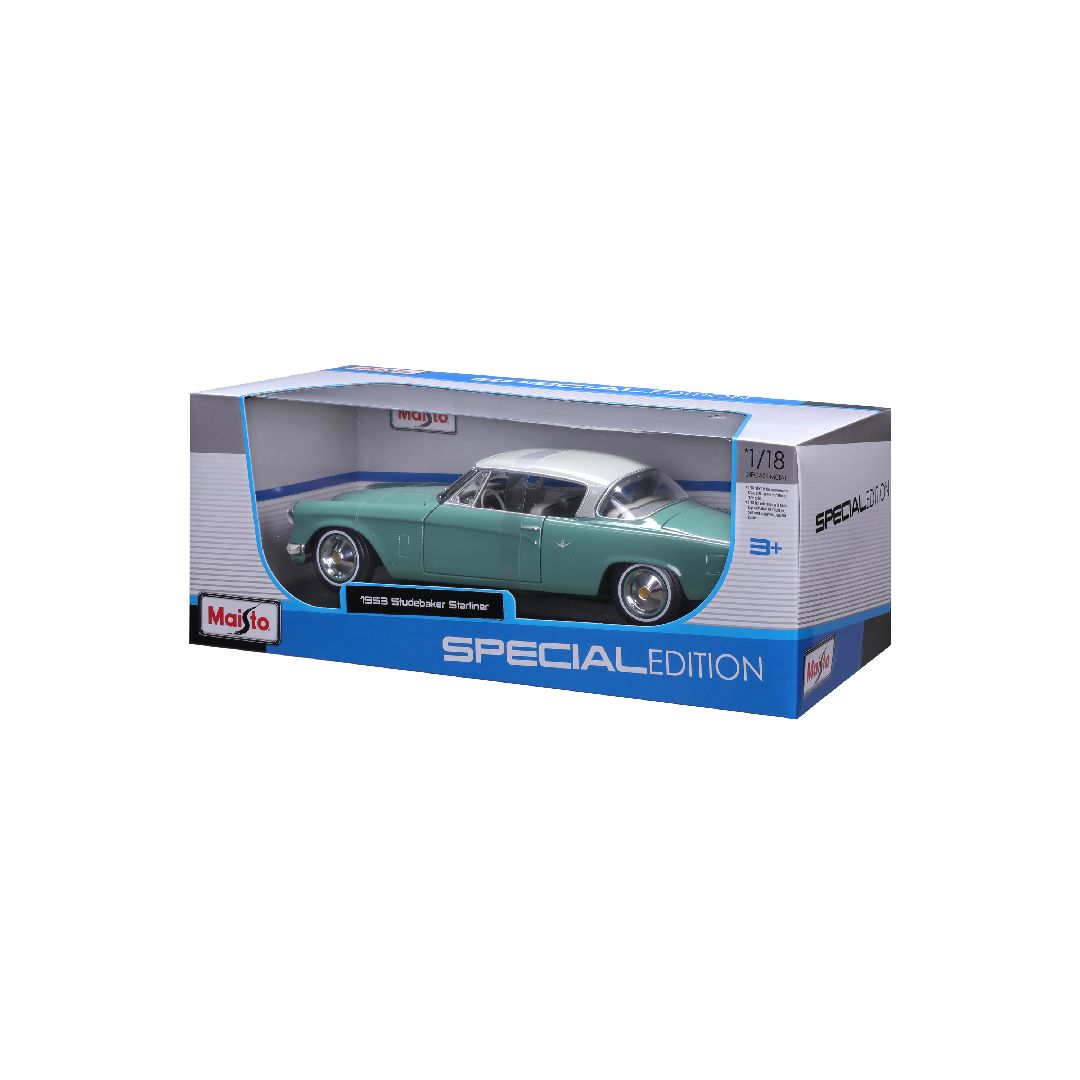 Maisto 1/18 SE 1953 Studebaker Starliner - Mint Green – image 3