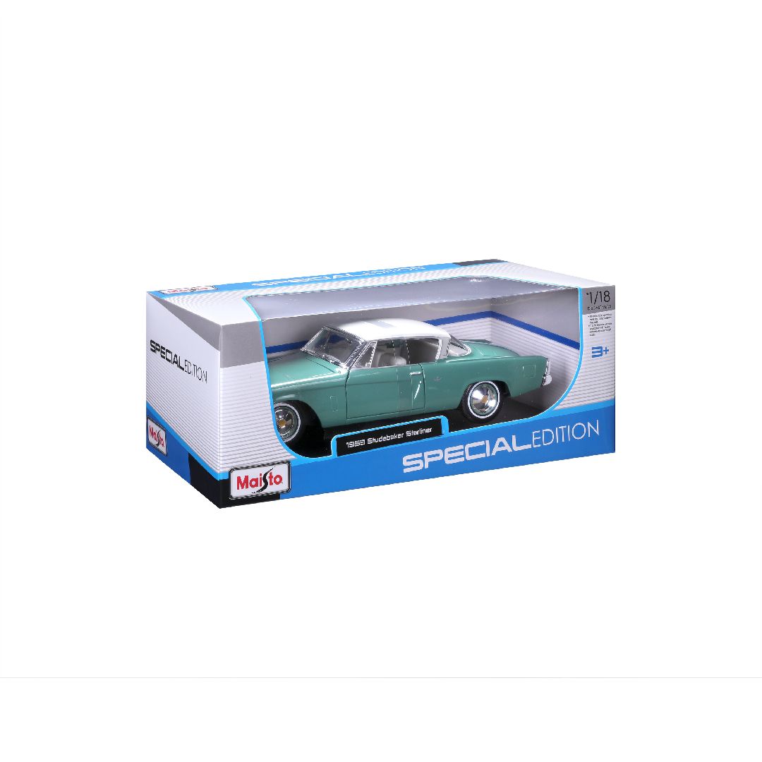 Maisto 1/18 SE 1953 Studebaker Starliner - Mint Green – image 4