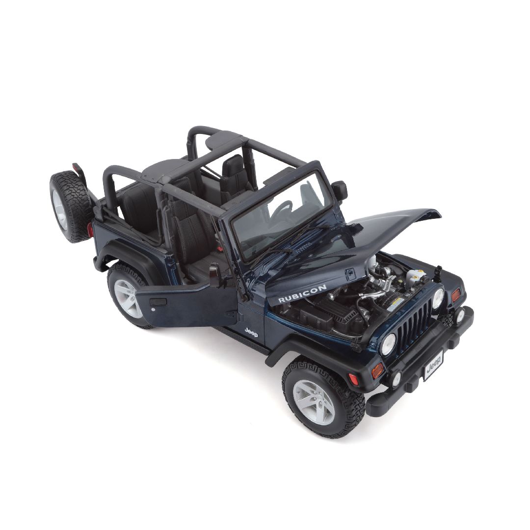 Maisto 1/18 SE Jeep Wrangler Rubicon - Metallic Blue – image 5