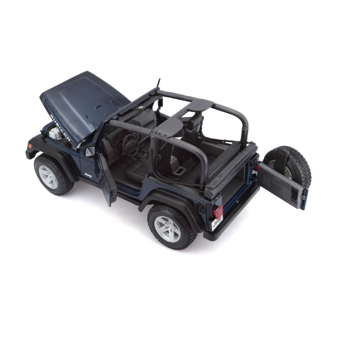 Maisto 1/18 SE Jeep Wrangler Rubicon - Metallic Blue – image 6