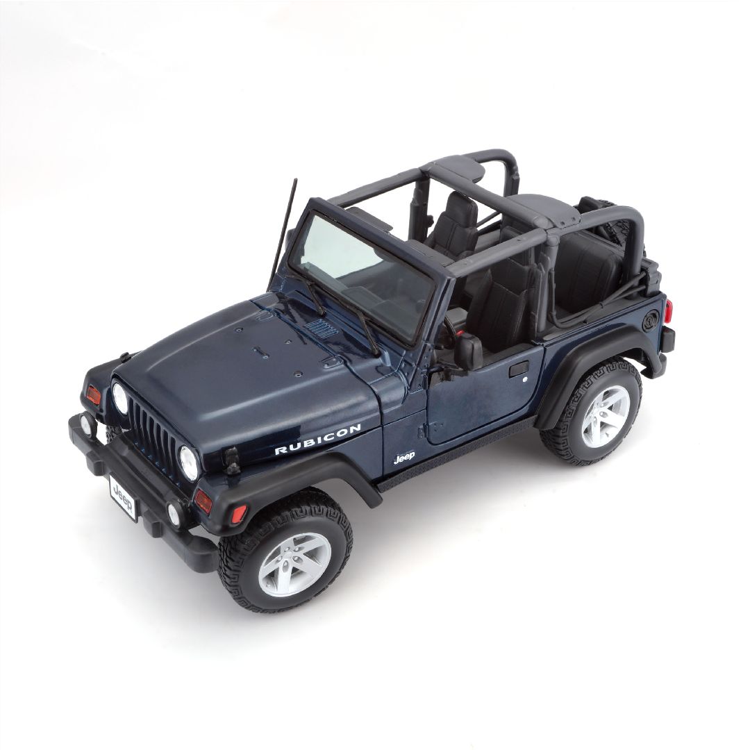 Maisto 1/18 SE Jeep Wrangler Rubicon - Metallic Blue – image 15