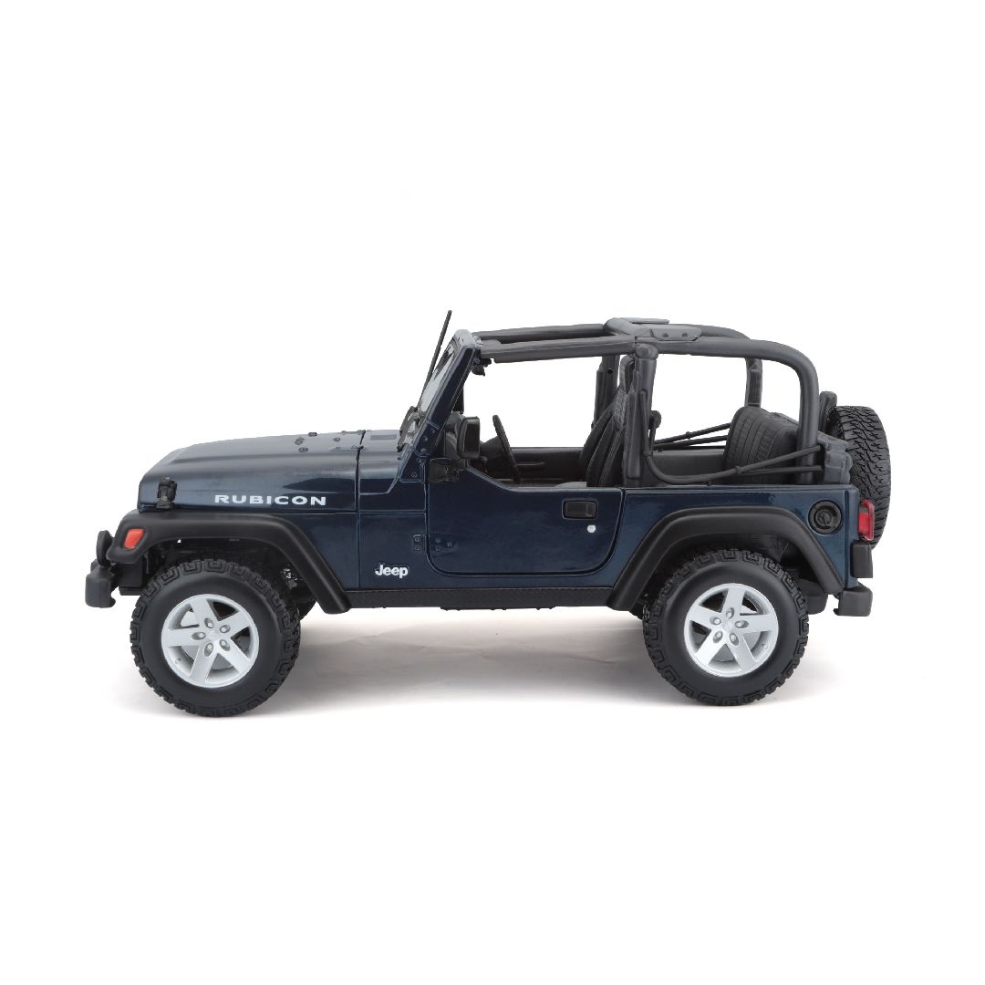 Maisto 1/18 SE Jeep Wrangler Rubicon - Metallic Blue – image 16